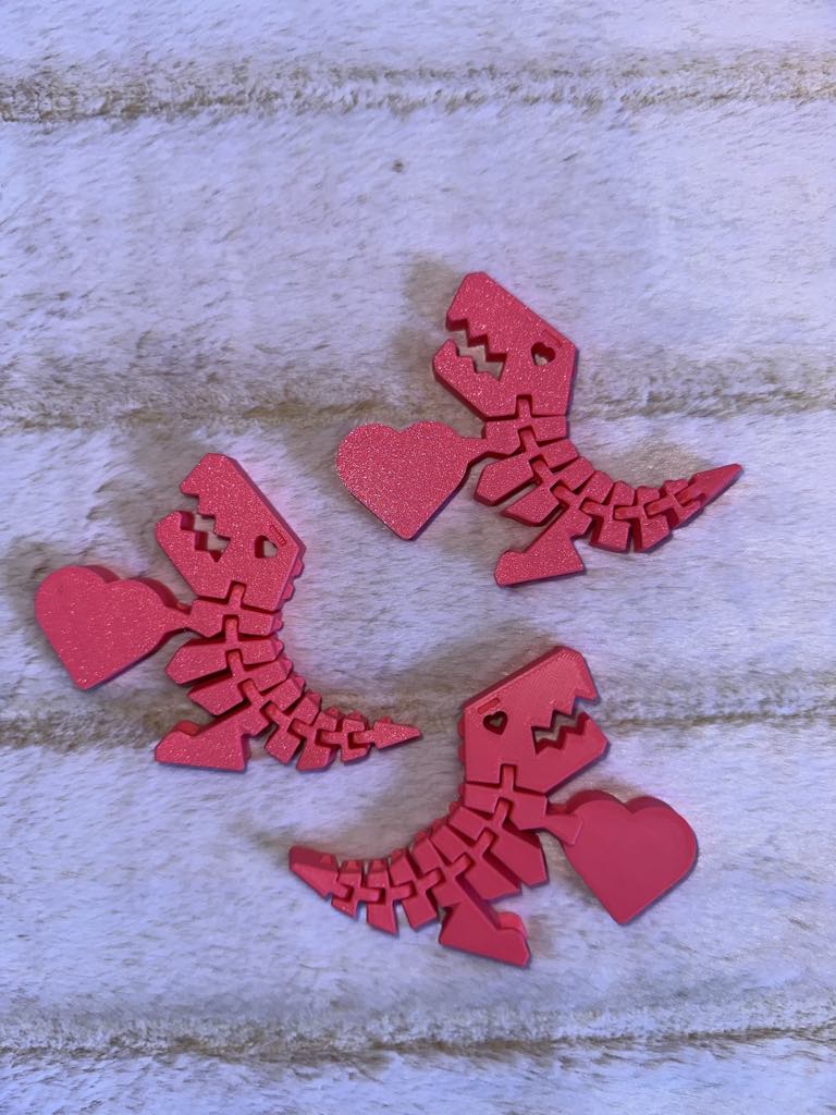 Valentines day flexidino with heart